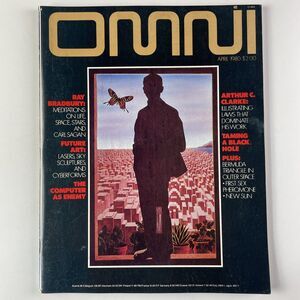 Vintage Omni Magazine April 1980 Ray Bradbury Arthur Clarke Bermuda Triangle